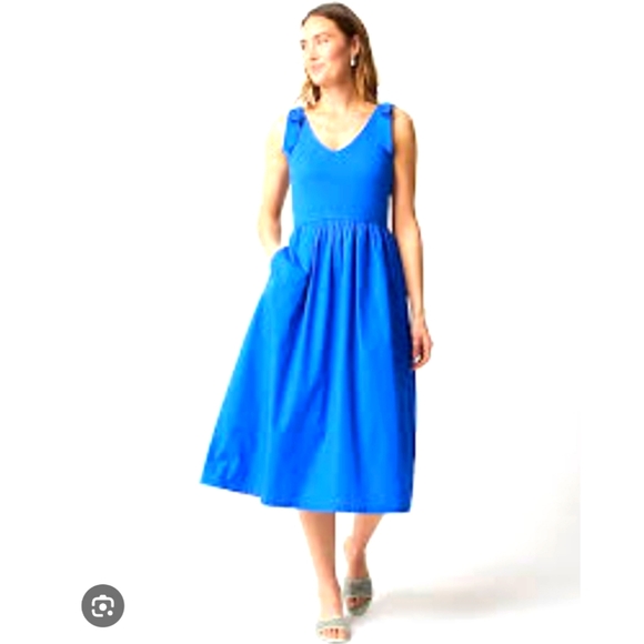 J. Crew Bow-strap knit Top  Mixy Dress MSRP $89 - Picture 3 of 6